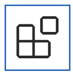 visual studio code extensions button: it looks like a square near three others